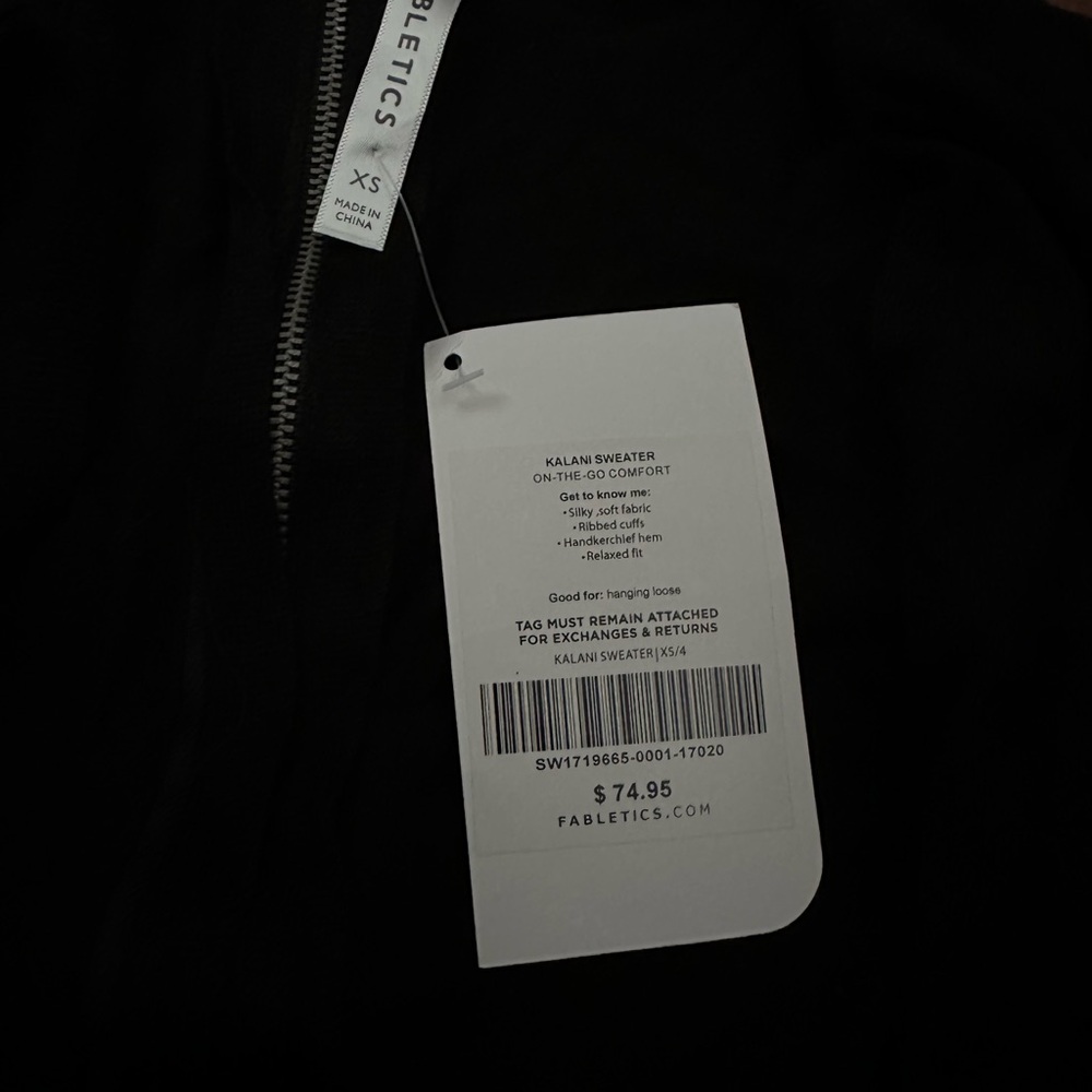 Fabletics Charcoal Sweater
